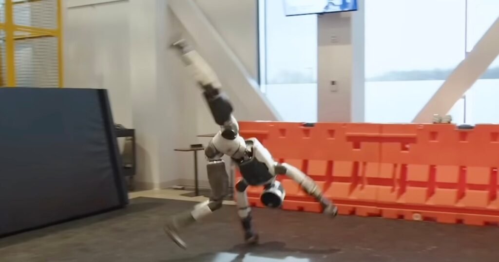 Humanoid robots now have a move to celebrate the takeover