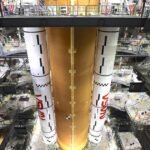 NASA moon rocket meets side boosters for crewed Artemis II