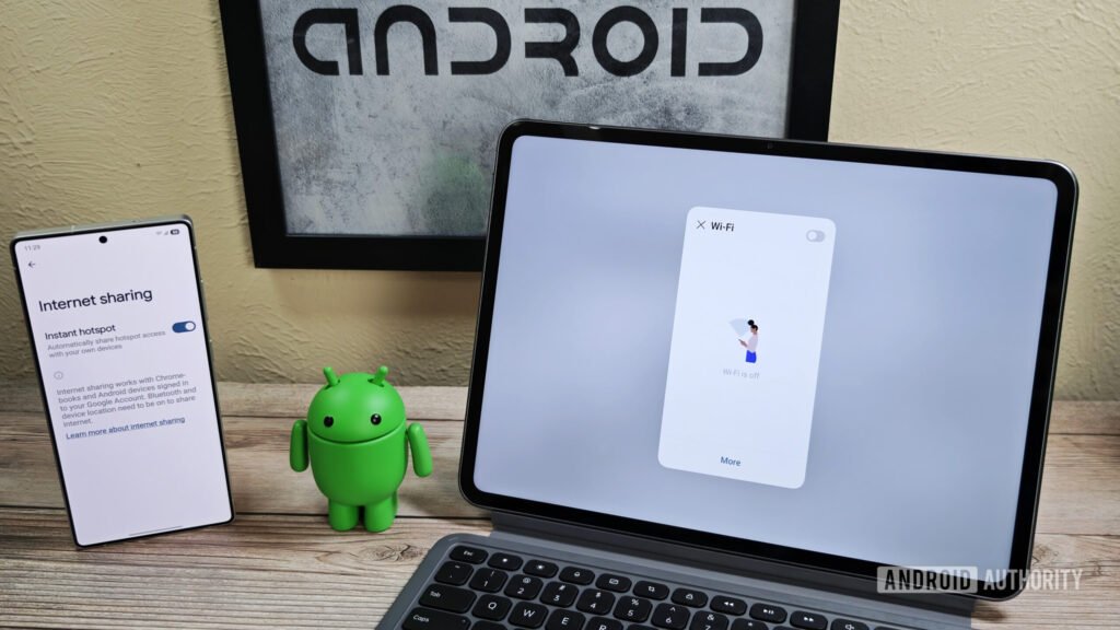 The Galaxy S25 is Samsung’s first phone to support Android’s Instant Hotspot feature