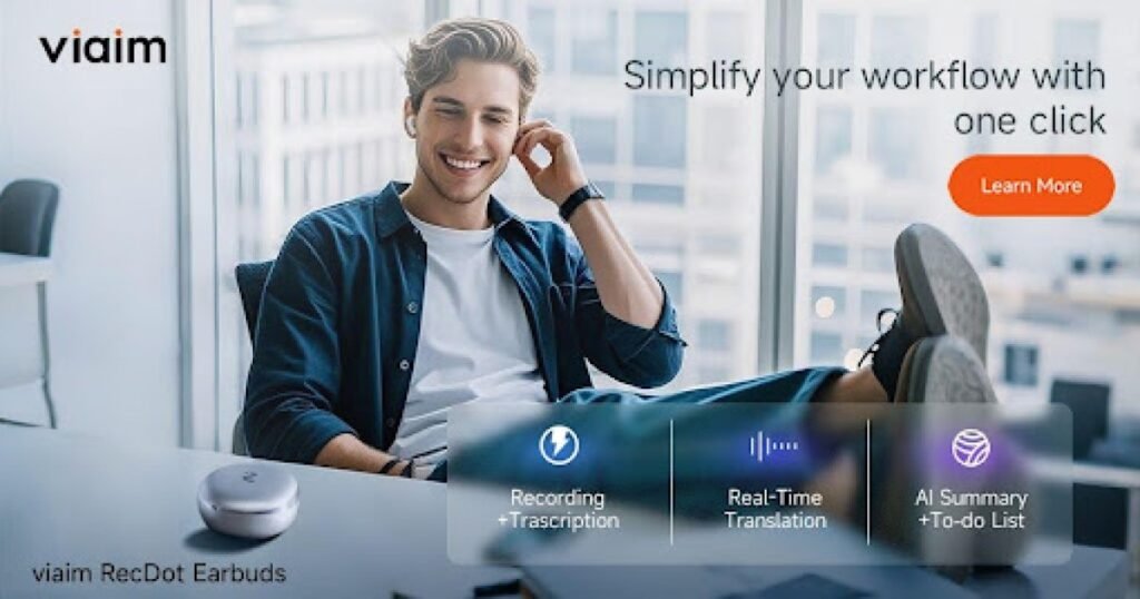 Upgrade your workflow with RecDot: AI-powered earbuds that keep you focused
