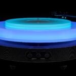 Audio-Technica’s hovering Hotaru turntable is $10,000 worth of glowing LED coolness