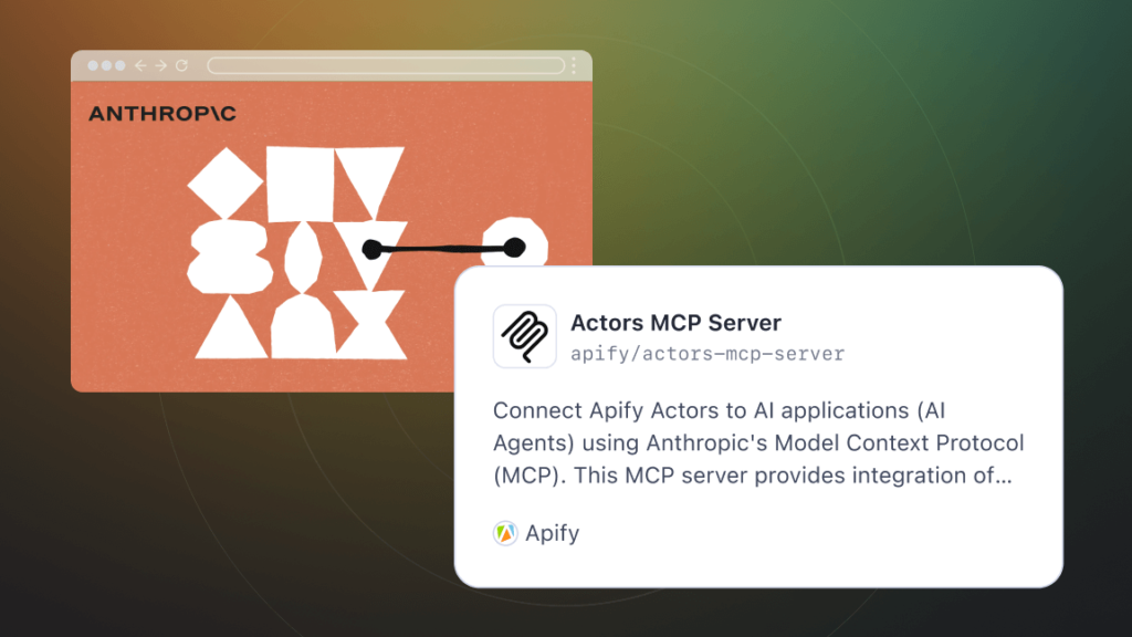 How to use MCP with Apify Actors