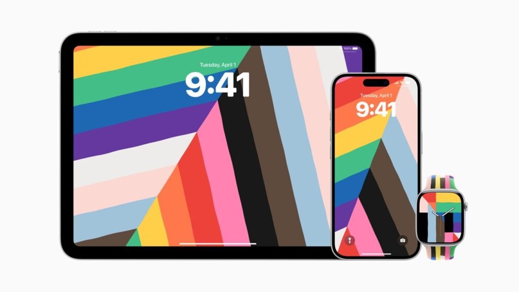 Apple’s 2025 Pride Collection features a unique Apple Watch Sport Band