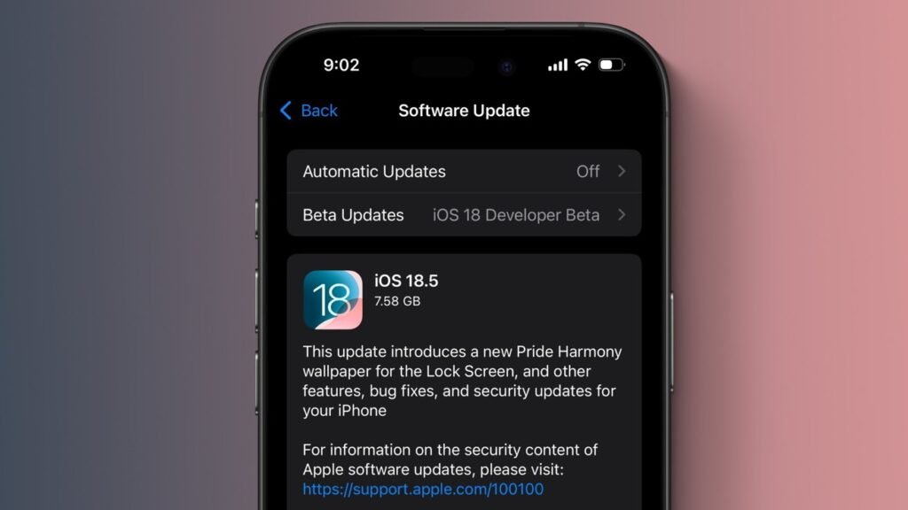 iOS 18.5 adds a new wallpaper, changes to Mail, Screen Time